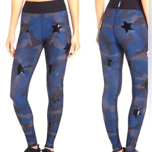 Ultracor Black & Blue Camo Star Legging